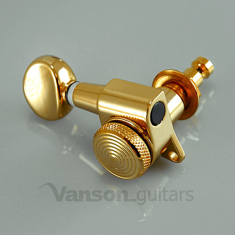 6 Gold Vanson LOCKING Tuners for Stratocaster Telecaster Strat Tele ®* SP05GDLH