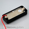 NEW Wilkinson WMHR AlNiCo V Mini Humbucker Pickup, P90, Chrome, Black Ring