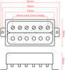 NEW Vanson AlNiCo V 'Open Top' Chrome Humbuckers, for Gibson ®, Epiphone ®* etc
