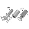New VANSON Wrap-around Combination Bridge for Les Paul Junior / Jnr, etc, Badass