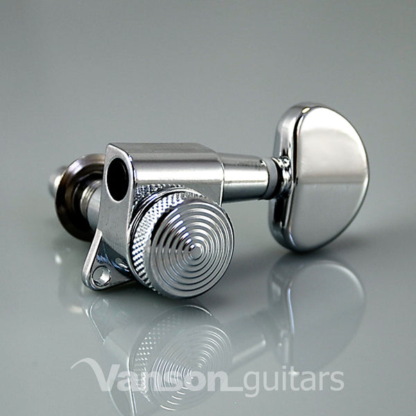 3+3 Vanson Chrome LOCKING Tuners, Machine Heads for Les Paul, SG, PRS* V03 SP-CR
