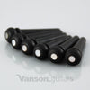 6 x VANSON High Quality Ebony & Pearl acoustic guitar Bridge Pins / String Pegs
