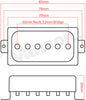 NEW Vanson AlNiCo V P90 SET, 'Humbucker size' Single Coil Pickups, HB90 CR N&B
