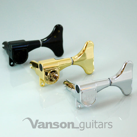 4 x NEW Wilkinson WJB 650 Tuners / Machine heads for Bass Guitar, WJB650