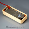 NEW Wilkinson WMHR AlNiCo V Mini Humbucker Pickup, P90, Gold, Ivory Ring