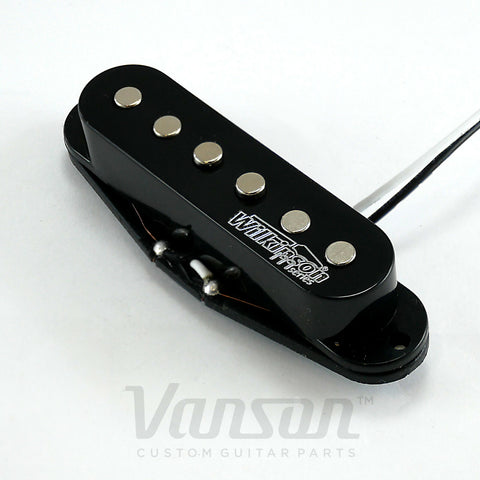 1 x Wilkinson M-series Vintage Single Coil Pickup for Stratocaster ®* BLACK WOVS