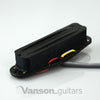 NEW Vanson Hot Rail Humbucker, Single Coil Size Pickup for Strat®* guitars BK/BK