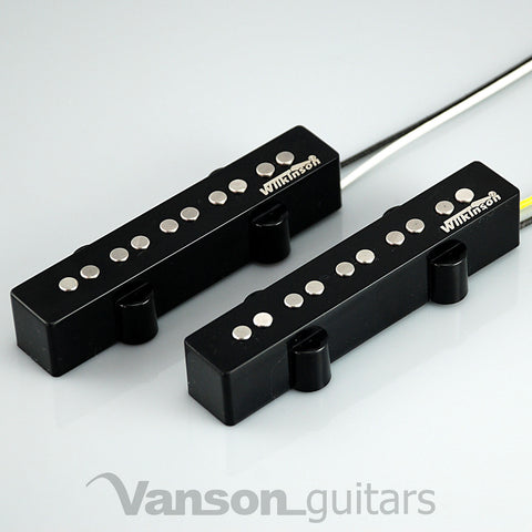 Wilkinson WJB5 AlNiCo V Neck & Bridge 5 string Bass Pickups for JB guitar, Jazz