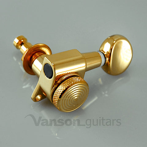 3+3 Gold Vanson LOCKING Tuners, for Jackson BC Rich Schecter PRS ®* V05SP-GD3