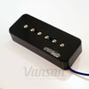 NEW Wilkinson Bridge and Neck P90 Soapbar Pickup SET / Soap Bar / Black WO90 N&B