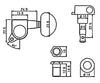 6 x NEW Vanson VN-03 Tuners, Machine heads for Les Paul, SG, ES, Acoustic etc