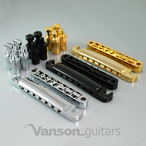Vanson 7 string Bridge, Stop Bar / Tailpiece for Epiphone Les Paul Schecter ESP