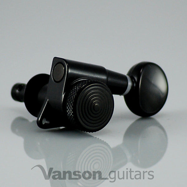6 Black Vanson LOCKING Tuners for Stratocaster Telecaster Strat Tele ®* SP05BK