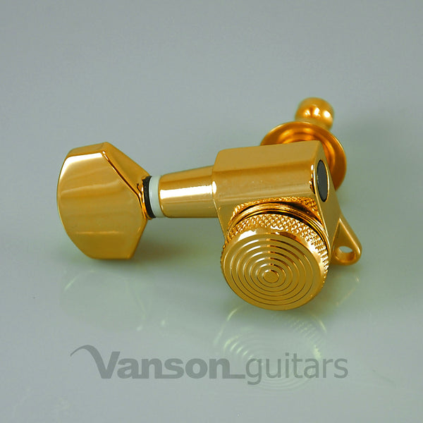 6 Gold Vanson LOCKING Tuners for Stratocaster Telecaster Strat Tele ®* SP07GDLH