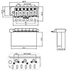 NEW Wilkinson WVP6CR SB Chrome Tremolo for Strat® STEEL BLOCK Vintage WVP6 SB CR