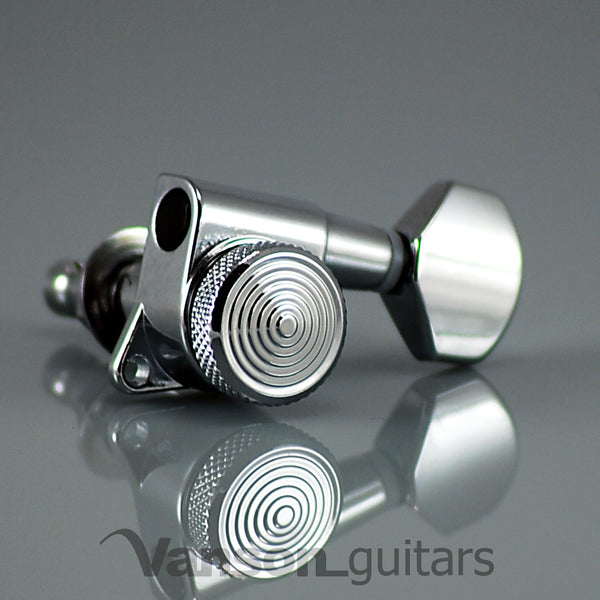 6 x Chrome Vanson LOCKING Tuners for Stratocaster Telecaster Strat Tele ®* V07SP