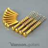 NEW 4 x Humbucker Mounting Screws & Springs & 8 x Mounting Ring Screws, Vanson