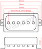 NEW Vanson AlNiCo V P90, Humbucker size Single Coil Pickup, HB90 Neck or Bridge