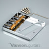 Wilkinson Chrome WTB Ashtray Bridge, Tele®* guitars, Brass Compensated Saddles