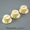 New VANSON Volume x Tone knob set for Strat®* type electric guitars, 6mm