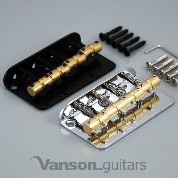 NEW Wilkinson WBBC Bass Bridge, Brass Saddles, Precision, Jazz, Chrome or Black