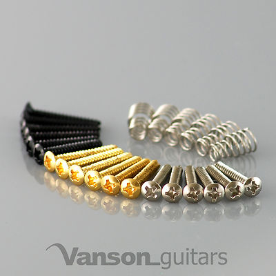 6 or 2 x Wilkinson Single Coil Pickup Screws for Vintage Strat®*, Tele®* guitar