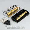 Wilkinson WTBS Tele ® Bridge, Compensated Brass Saddles, Chrome or Black, Short