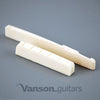 NEW Vanson 43mm LEFT HANDED Bone Nut & Int Saddle for Acoustic Guitars, SQInt LH