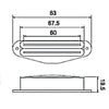 NEW Vanson Hot Rail Humbucker, Single Coil Size Pickup for Strat®* guitars,