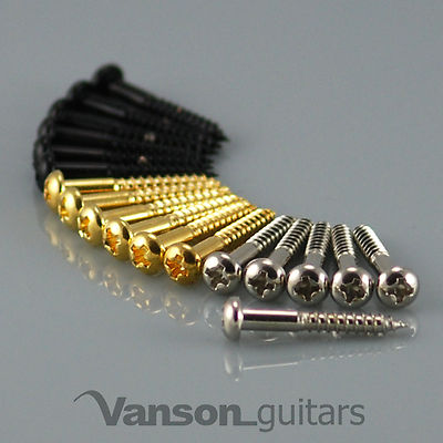 6 x NEW Domed Vanson Tremolo / Bridge Screws for Strat®* type guitars