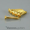 6 x NEW Vanson Countersunk Bridge Screws for Tele®* / fixed bridge guitars