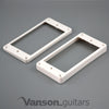 NEW 2 x Curved Base Mounting Rings for Epiphone Les Paul, ES humbucker surround