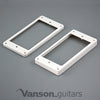 2 x Flat Base Mounting Rings & Screws for Epiphone SG, etc / humbucker surround