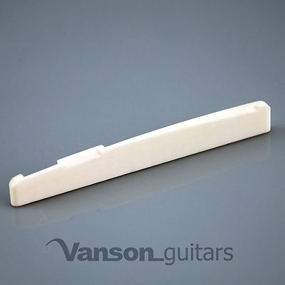 High quality Vanson 72mm Compensated & Intonated Bone Saddle for Acoustic Guitar
