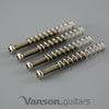 4 x NEW Humbucker Pickup Mounting Screws & Springs, 3mm, for Les Paul, SG, ES 