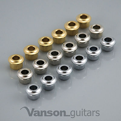 6 x NEW High Quality Conversion Bushings, guitar tuners 10.8mm to 6.2mm reducer