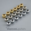 6 x NEW High Quality Conversion Bushings, guitar tuners 10.8mm to 6.2mm reducer