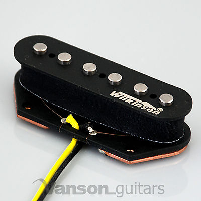 NEW Wilkinson WVTB Alnico V Polepiece Bridge Pickup for Tele ® Telecaster  Black