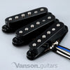 NEW Set Vanson 'Vintage Pro' Alnico V Pickups for Stratocaster / Strat ®* Black