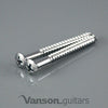 2 x High Quality Chrome Tremolo Claw Mounting Screws