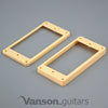 2 x Flat Base Mounting Rings & Screws for Epiphone SG, etc / humbucker surround