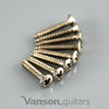 8 x NEW Humbucker Mounting Ring Screws for Les Paul, SG, ES (pickup surround)