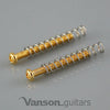 2 x NEW Humbucker Pickup Mounting Screws & Springs, 3mm, for Les Paul, SG, ES 