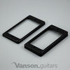NEW 2 x Flat Base Mounting Rings for Epiphone Flat top SG etc humbucker surround