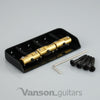 Wilkinson WTBS Tele ® Bridge, Compensated Brass Saddles, Chrome or Black, Short