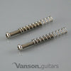 2 x NEW Humbucker Pickup Mounting Screws & Springs, 3mm, for Les Paul, SG, ES 