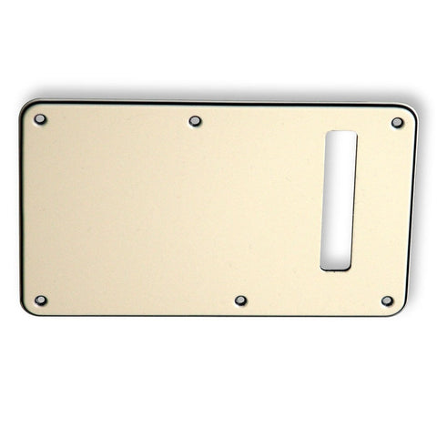 VANSON 3-Ply Vintage White Premium Quality Tremolo Cover Backplate to fit Fender USA, MEX Stratocaster Strat