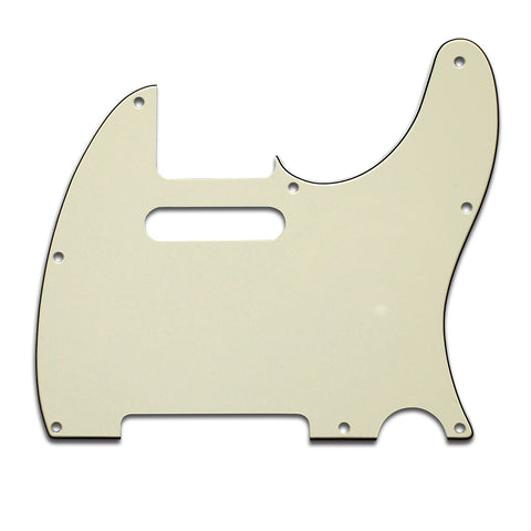 VANSON 3-Ply Vintage White Premium Quality TC4  Scratchplate Pickguard DIRECT FIT for Fender USA MEX Telecaster