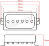VANSON AlNiCo V Chrome P90, Humbucker Size Single Coil Bridge Pickup, HB90