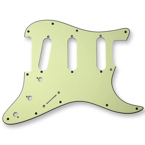 VANSON 3-Ply Mint Green Premium Quality SSS Scratchplate Pickguard DIRECT FIT for USA, MEX Fender, Stratocaster